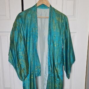 Teal Kimono Jacket